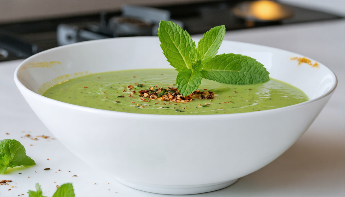 découvrez notre recette facile et rapide de soupe froide au concombre et à la menthe, parfaite pour un été frais et léger.