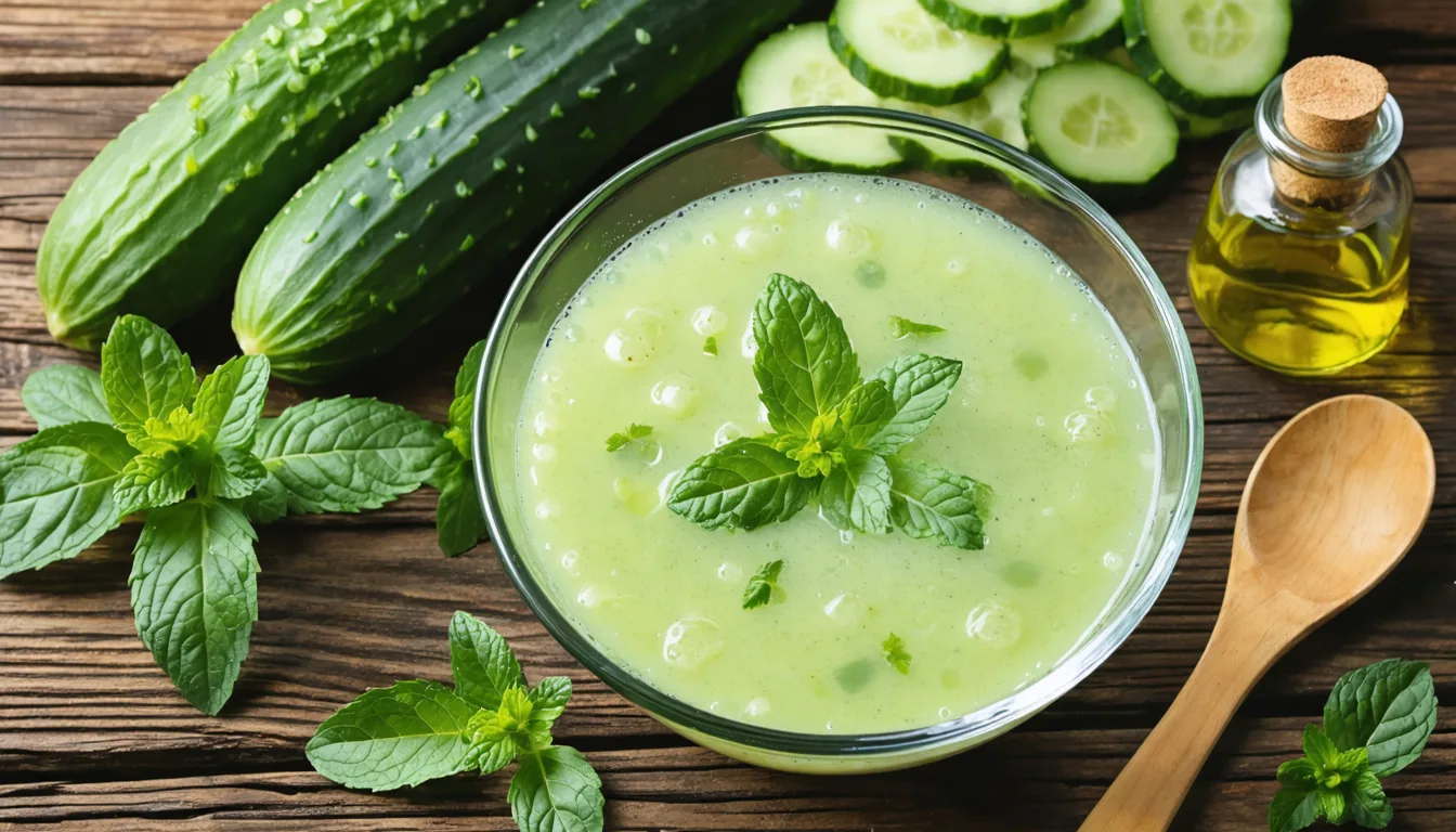 découvrez notre recette inratable de soupe froide au concombre et à la menthe, parfaite pour une fraîcheur estivale délicieuse et facile à préparer.