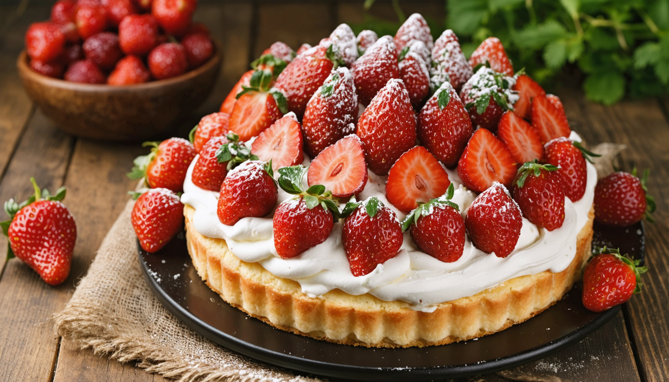 découvrez la recette gourmande de la charlotte aux fraises et fromage frais, un délice fruité parfait pour toutes les occasions. facile à réaliser et pleine de fraîcheur!