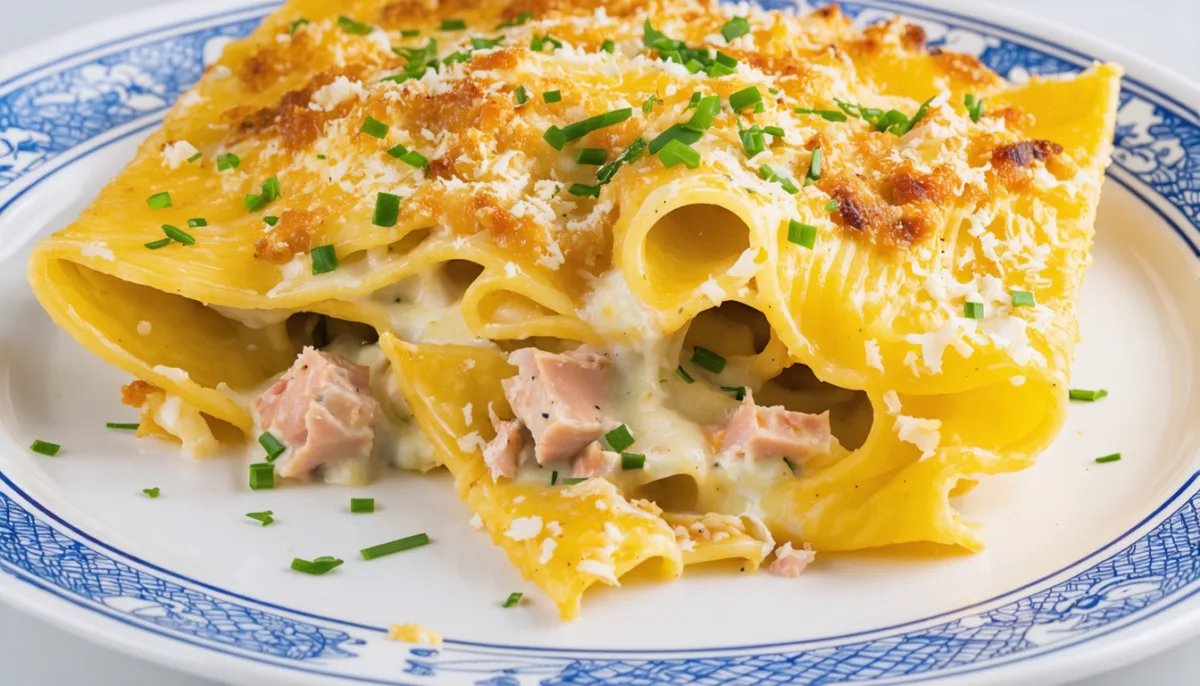 découvrez notre recette facile et savoureuse de gratin de pâtes au thon et petits pois, délicatement nappé d'une béchamel onctueuse pour un plat léger et réconfortant.