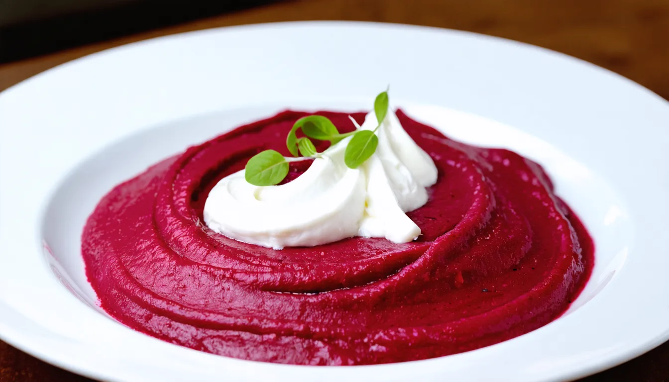 découvrez notre recette gourmande de purée de betterave onctueuse associée au fromage frais, pour une alliance parfaite de saveurs délicates et rafraîchissantes.