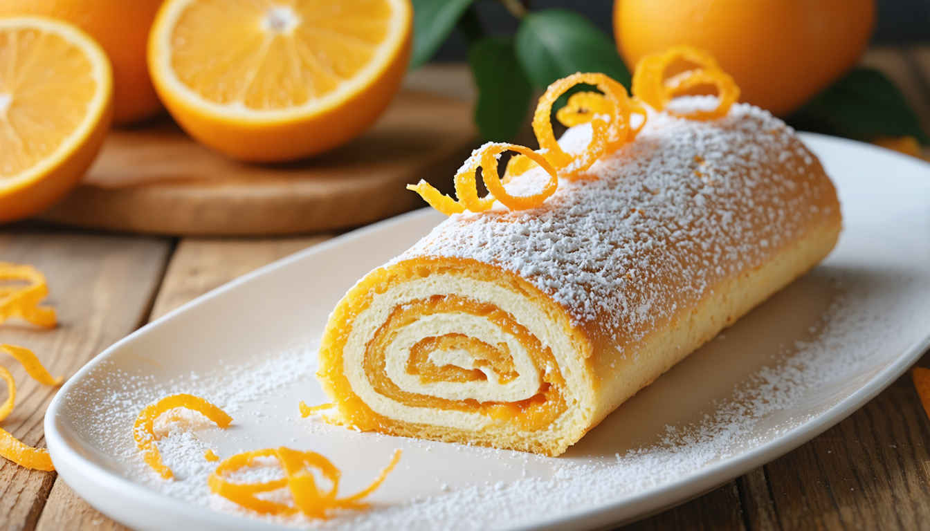 découvrez notre recette légère et facile du délice roulé à l’orange, un dessert frais et gourmand parfait pour toutes les occasions.
