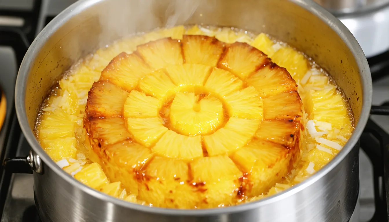 découvrez notre flan aérien à l'ananas et noix de coco, un dessert tropical exquis alliant douceur et fraîcheur pour un moment gourmand et léger.