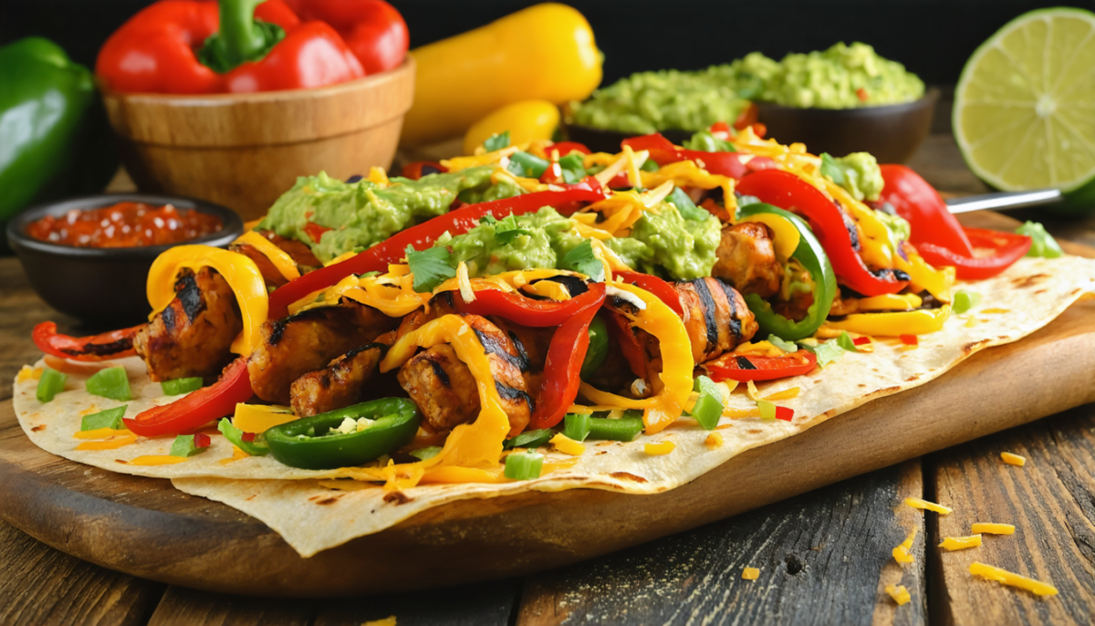 découvrez notre recette savoureuse de fajitas tex-mex au fromage râpé, un délice facile à préparer pour un repas gourmand et convivial.