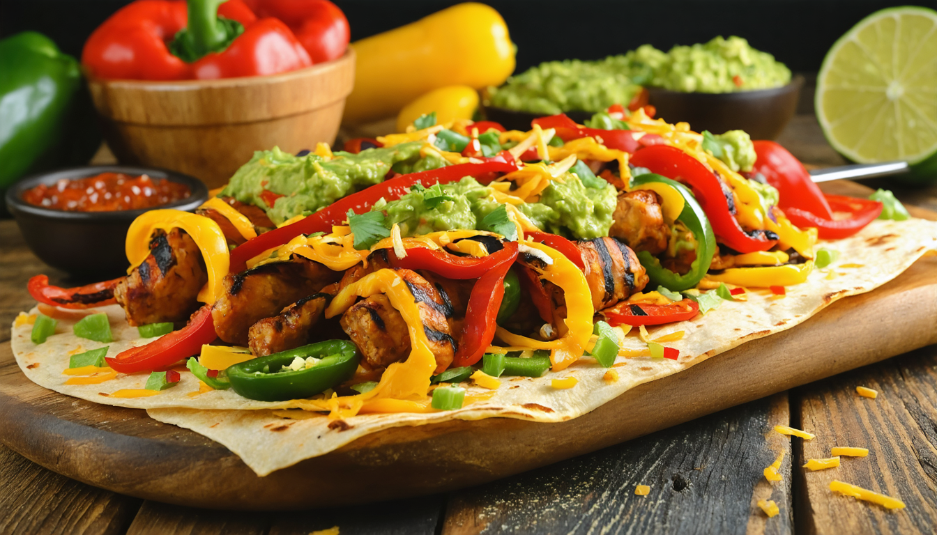 découvrez notre recette savoureuse de fajitas tex-mex au fromage râpé, un délice facile à préparer pour un repas gourmand et convivial.