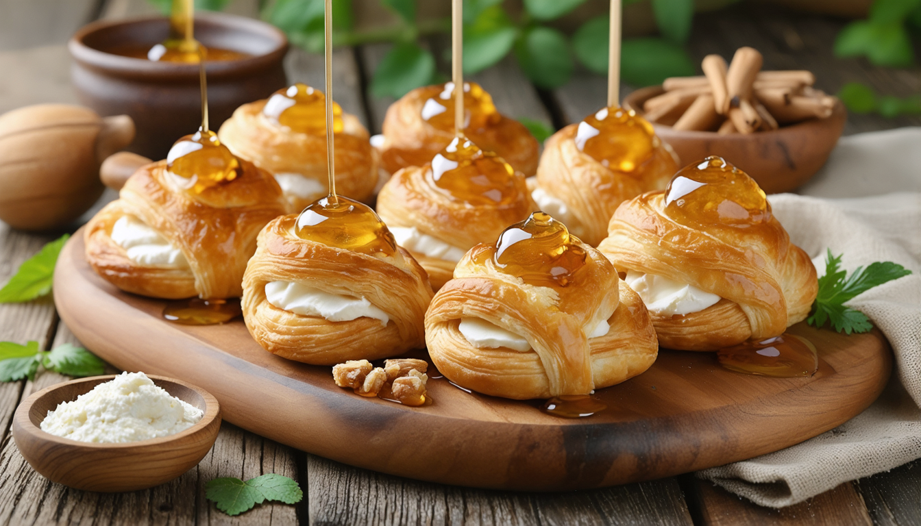 découvrez la recette gourmande des délices feuilletés au chèvre frais et miel, une douceur savoureuse et facile à préparer pour toutes vos occasions.