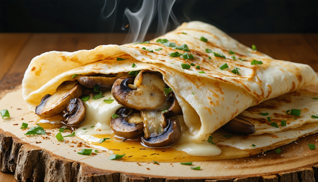 découvrez notre recette facile de crêpe salée aux champignons fondants et fromage gourmand, idéale pour un repas savoureux et réconfortant à partager.