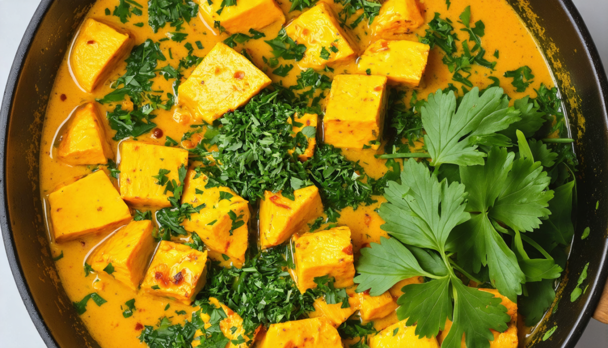 découvrez une recette gourmande de purée de maïs au curry et fromage frais, alliant saveurs parfumées et onctuosité pour un plat délicieux et réconfortant.