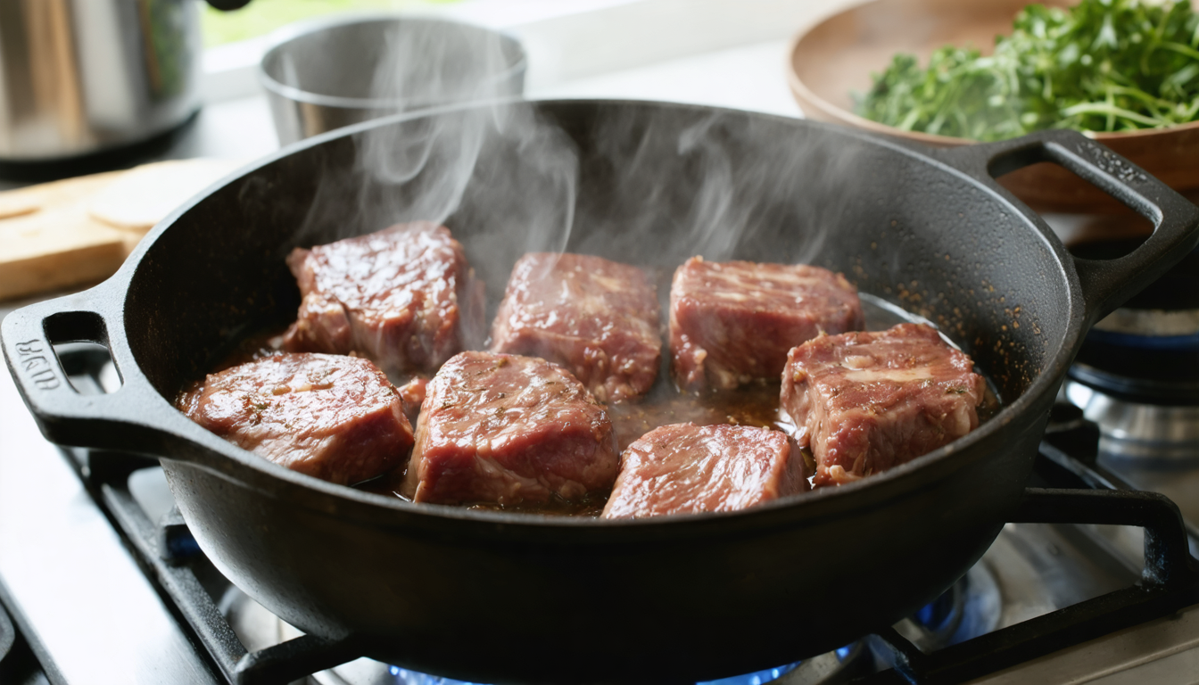 découvrez une délicieuse recette express pour cuisiner la joue de porc, simple et rapide à préparer, idéale pour un repas savoureux et gourmand.