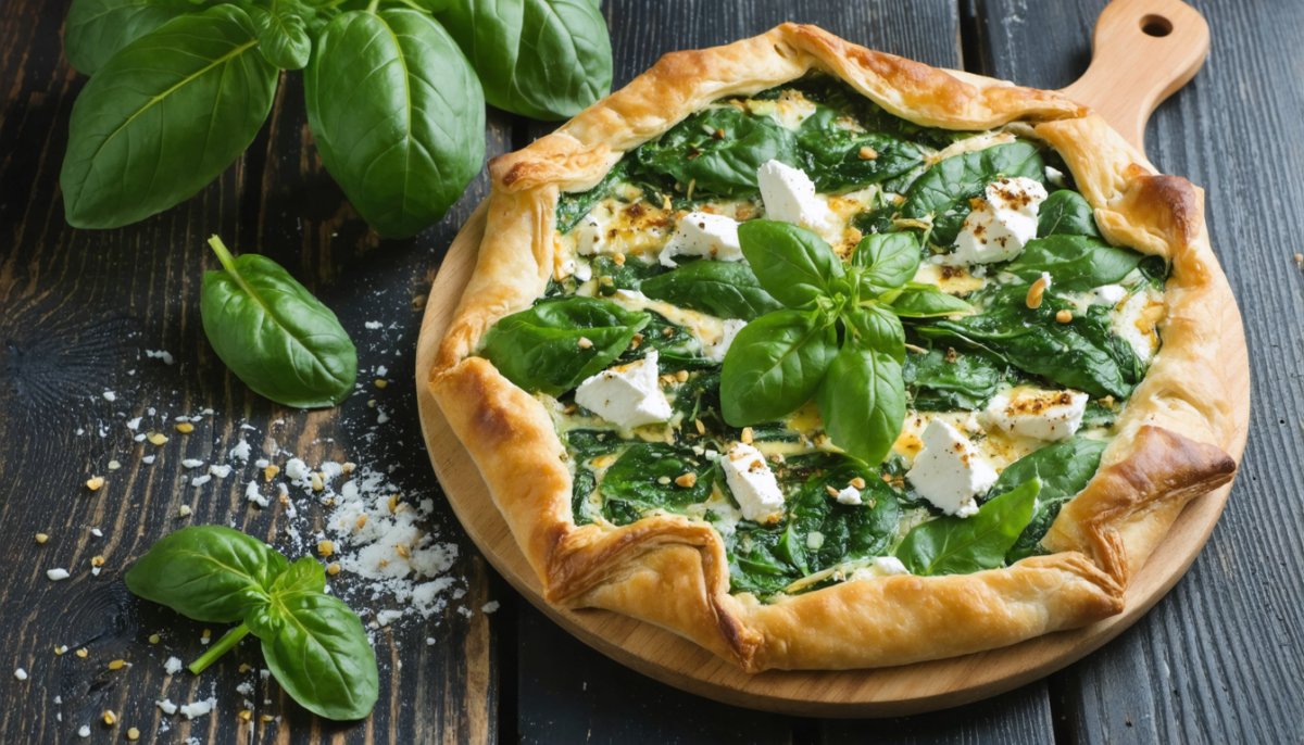 découvrez notre recette simple et gourmande de tarte aux épinards et chèvre frais, parfaite pour un repas savoureux et facile à préparer.