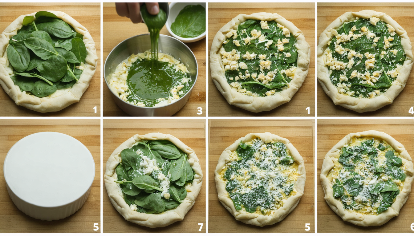découvrez une recette simple et gourmande de tarte aux épinards et chèvre frais, parfaite pour un repas savoureux et équilibré.