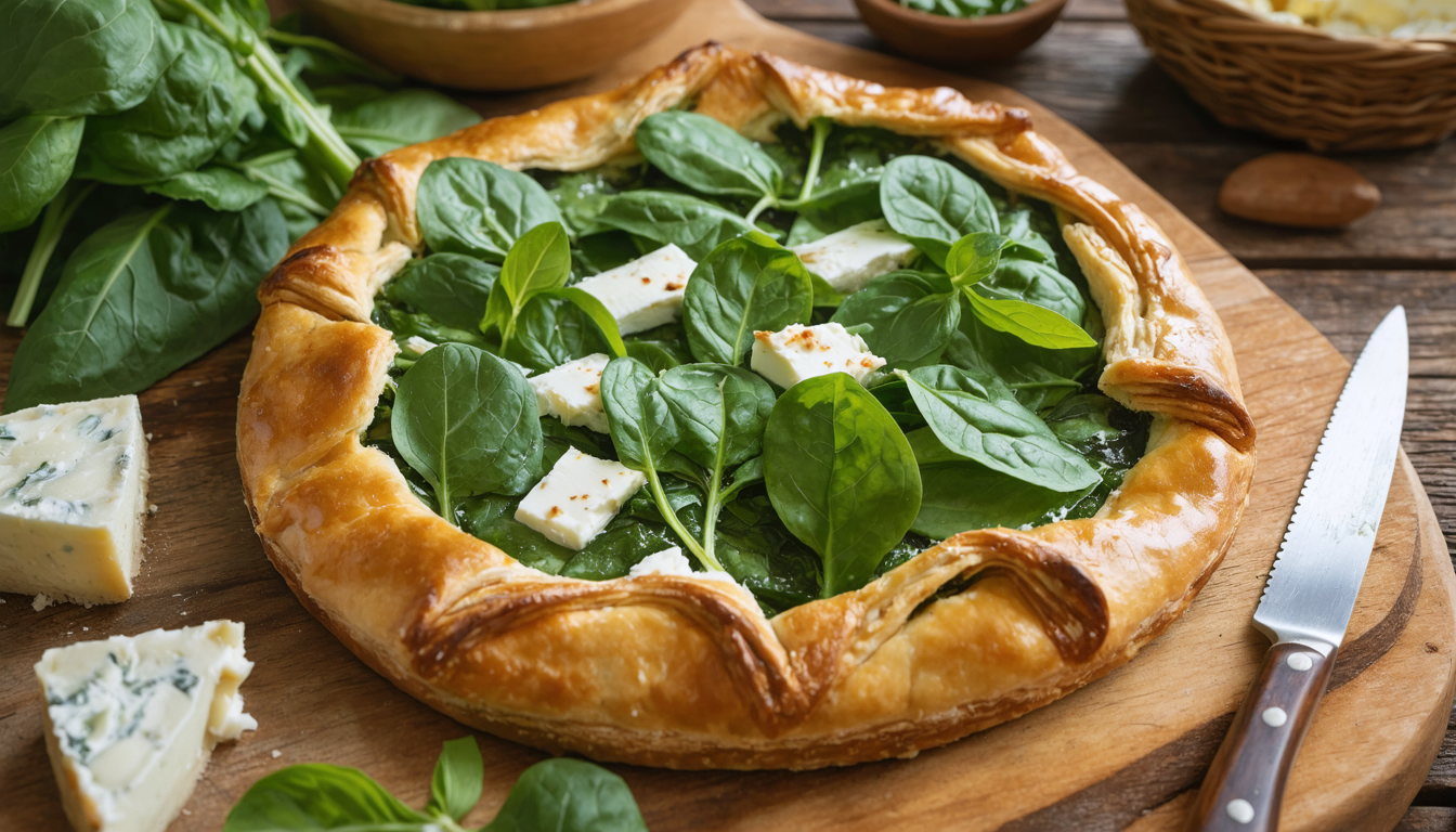 découvrez notre recette simple et gourmande de tarte aux épinards et chèvre frais, parfaite pour un repas savoureux et facile à préparer.