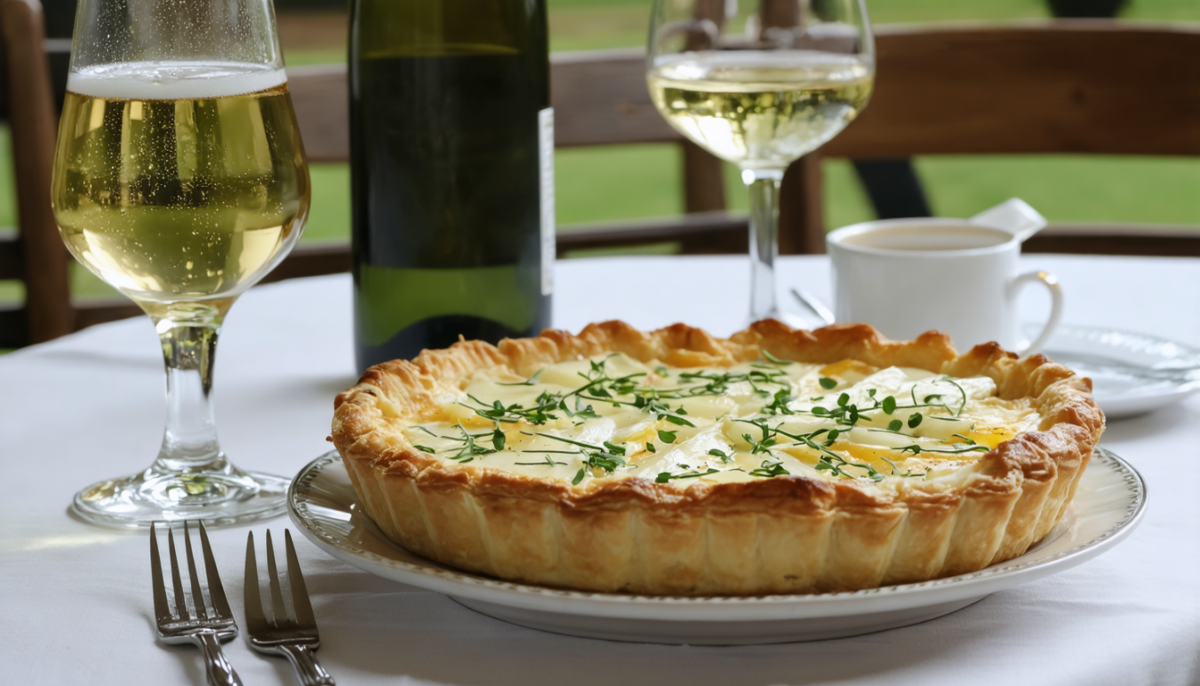 découvrez une recette savoureuse de tarte rustique aux pommes de terre et camembert fondant, facile à préparer pour un plat convivial et gourmand.