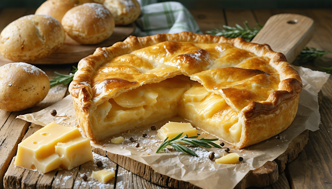 découvrez la recette authentique de la délicieuse tourte au reblochon, un plat savoyard savoureux qui ravira vos papilles avec son goût unique et fondant.
