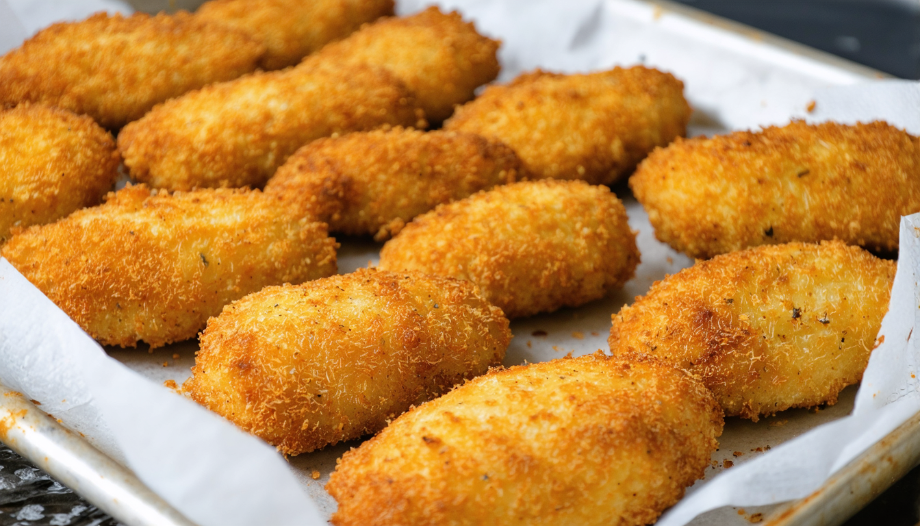 découvrez nos délicieuses croquettes aux champignons, savoureuses et légères, parfaites pour une collation gourmande sous les 200 calories.