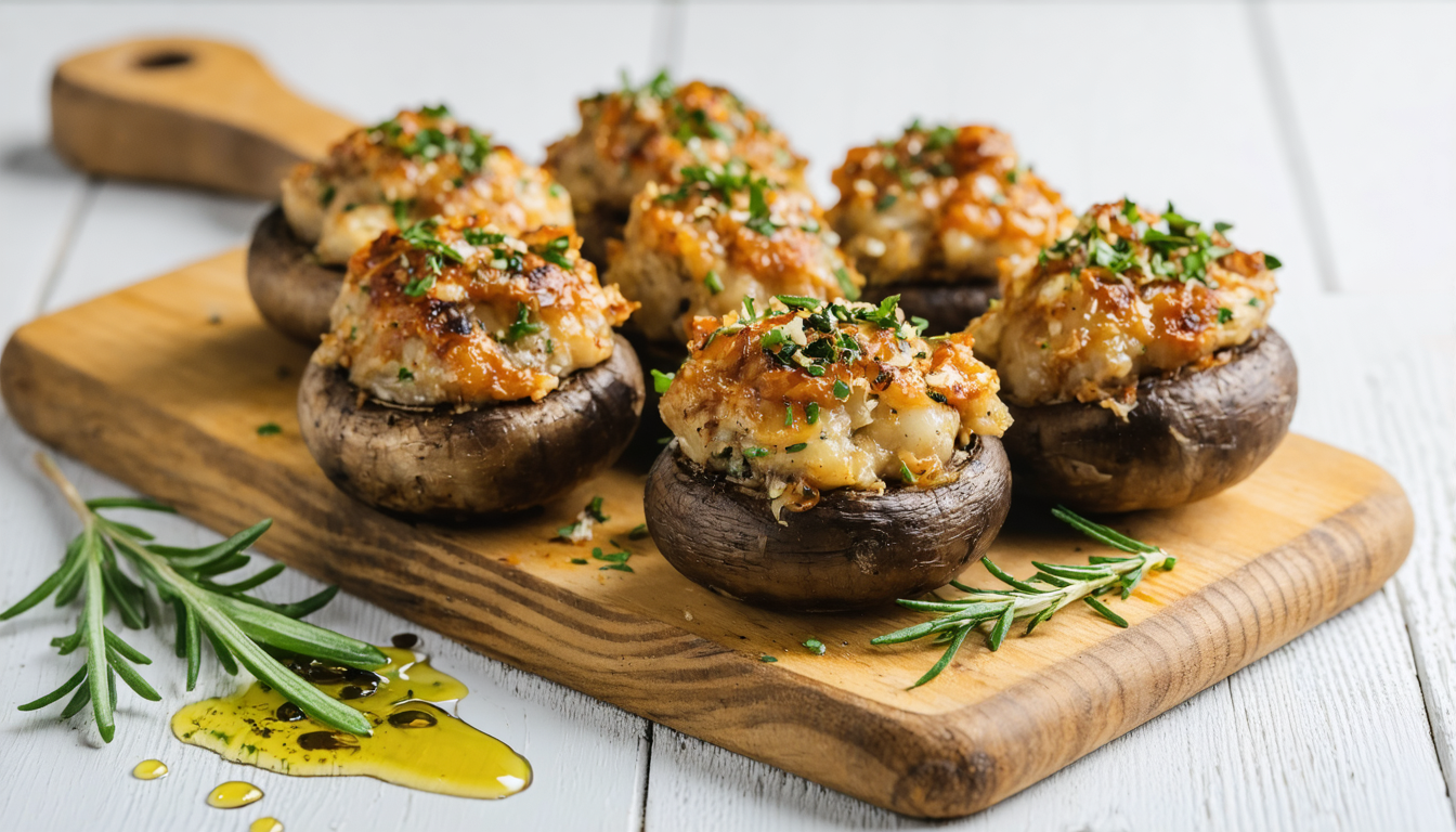 découvrez nos délicieuses recettes de champignons farcis végétariens alliant simplicité et saveurs pour des plats gourmands et faciles à préparer.