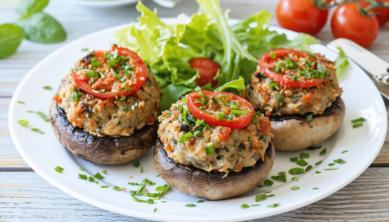 découvrez nos délicieuses recettes de champignons farcis végétariens, alliant simplicité et saveurs pour un repas sain et gourmand.