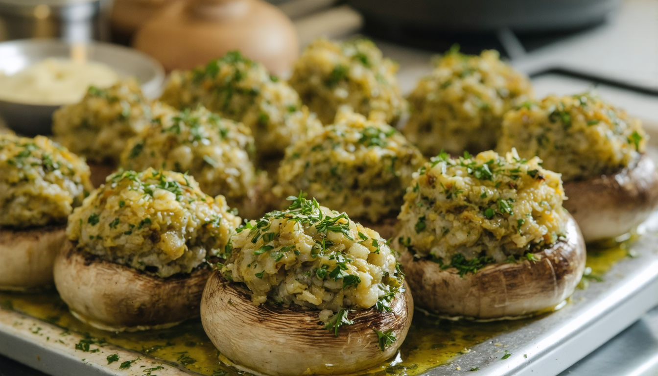 découvrez des recettes de champignons farcis végétariens alliant simplicité et saveurs pour un plat gourmand et sain, parfait pour toutes les occasions.