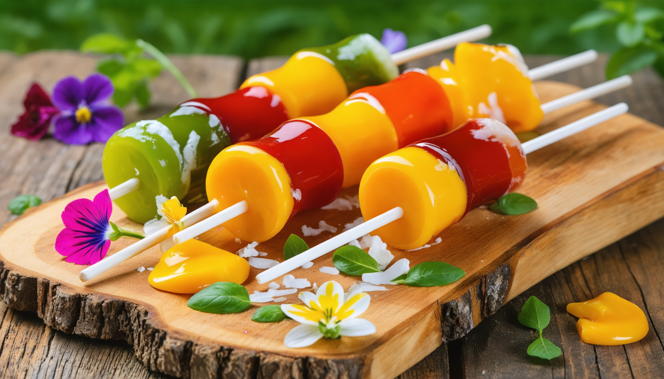 découvrez notre recette gourmande et originale de sucettes colorées au fromage frais, parfaites pour une touche de fraîcheur et de fantaisie à vos apéritifs.