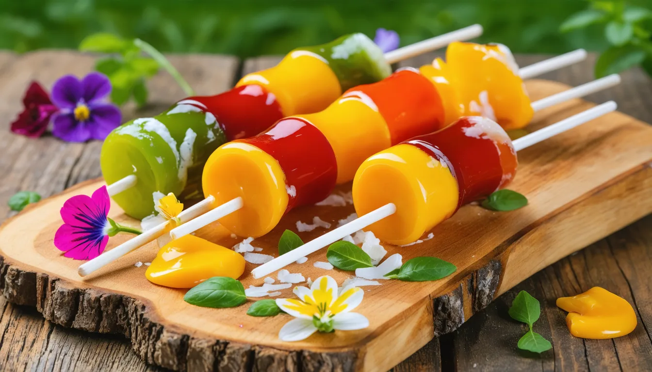 découvrez notre recette gourmande et originale de sucettes colorées au fromage frais, parfaites pour une touche de fraîcheur et de fantaisie à vos apéritifs.