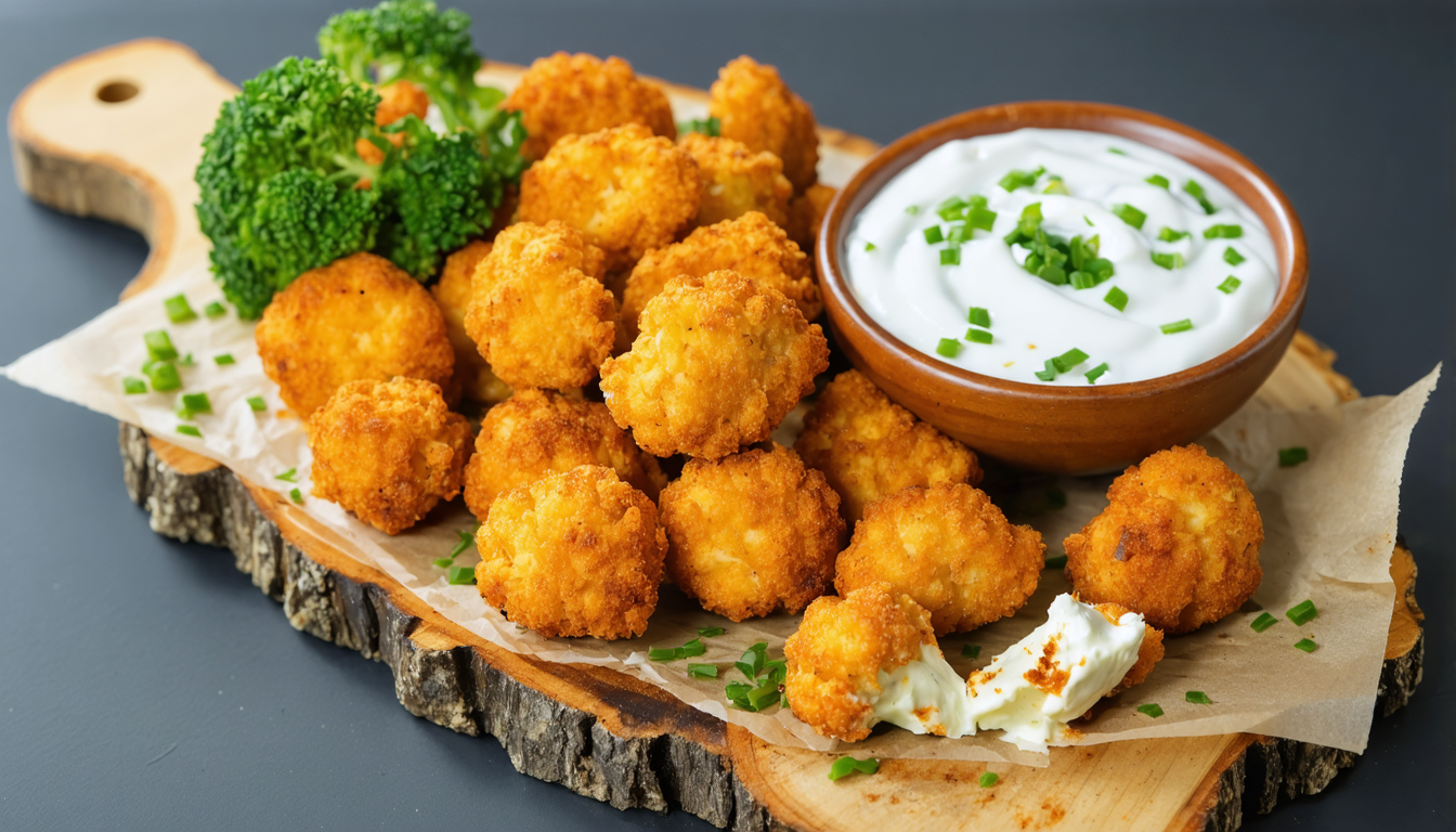 découvrez nos délicieux nuggets végétariens au chou-fleur et fromage de brebis, une recette savoureuse et saine parfaite pour un repas gourmand et équilibré.