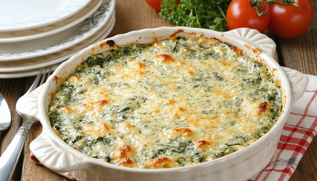 découvrez notre recette simple et gourmande d'épinards à la béchamel, un plat savoureux et facile à préparer pour régaler toute la famille.