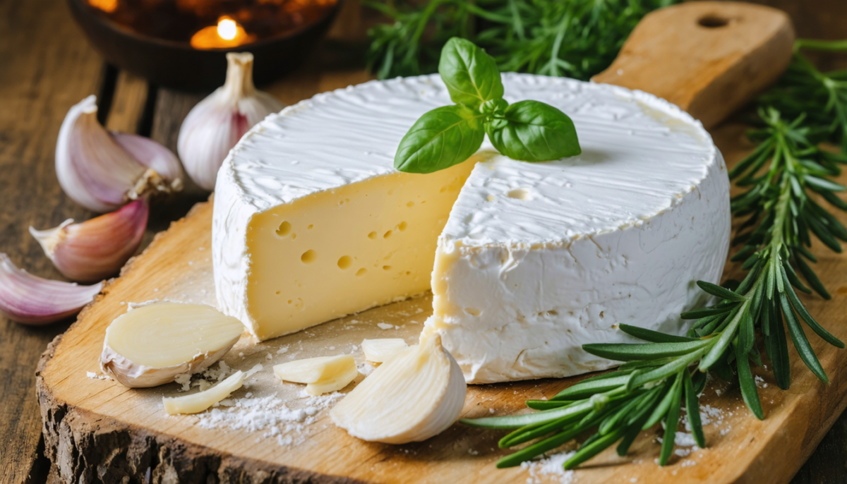 découvrez notre recette savoureuse de feuilletés au fromage frais parfumé à l'ail et aux fines herbes, délicatement sublimés par la douceur de la poire, pour un mariage de saveurs unique et gourmand.