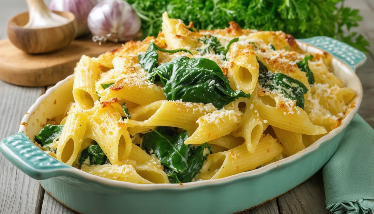 découvrez notre recette facile et gourmande de gratin de pâtes aux blettes avec une sauce béchamel allégée, parfaite pour un repas sain et savoureux en famille.