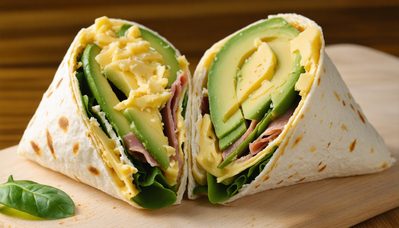 découvrez notre recette facile et rapide de minis wraps légers à l'avocat, jambon et fromage, parfaits pour une collation fraîche et savoureuse.