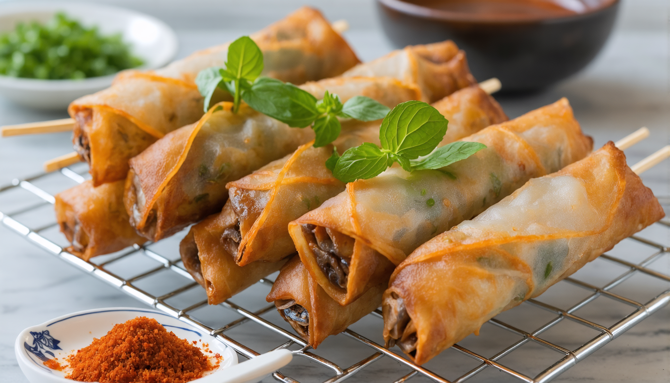 découvrez une recette facile et saine pour préparer des nems faits maison cuits au four, parfaits pour un repas délicieux et léger.