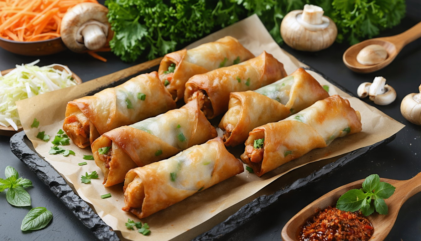 découvrez notre recette facile et saine de nems faits maison, cuits au four pour un plaisir délicieux et léger. parfait pour un repas gourmand et équilibré !