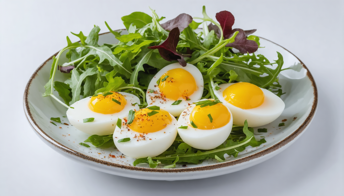 découvrez une recette originale d'œufs mimosa revisités avec du fromage frais onctueux et des petits pois croquants, pour une entrée gourmande et légère.