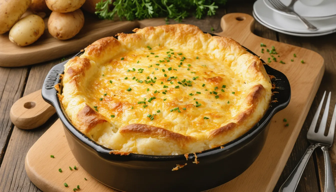 découvrez notre recette gourmande de soufflé de pommes de terre au fromage, un plat léger et savoureux qui ravira vos papilles à chaque bouchée.