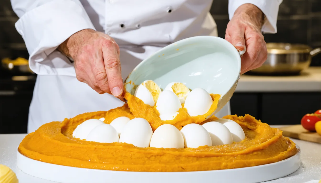 découvrez notre recette facile et savoureuse de soufflé de potimarron au parmesan, un plat léger et délicieux qui séduira vos papilles à coup sûr.