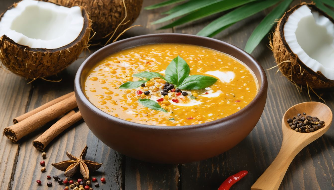 découvrez notre recette simple et légère de velouté de lentilles corail au lait de coco, un plat délicieux et réconfortant parfait pour toutes les saisons.