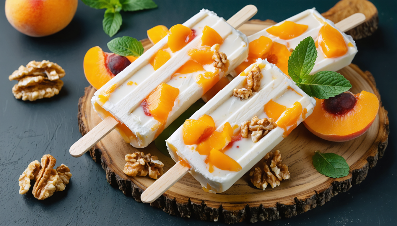 découvrez notre recette gourmande et originale d'esquimaux rafraîchissants aux abricots et fromage aux noix, parfaits pour un dessert frais et savoureux.