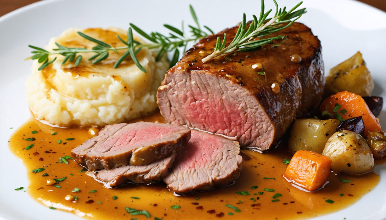 découvrez notre recette gourmande de filet mignon de porc au miel et à la moutarde, un plat savoureux et facile à préparer qui ravira vos papilles.