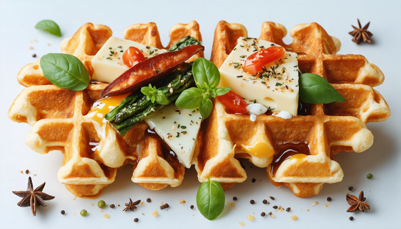 découvrez notre recette de gaufres salées gourmandes à la crème onctueuse et au fromage frais, pour un repas savoureux et original, parfait pour toutes les occasions.