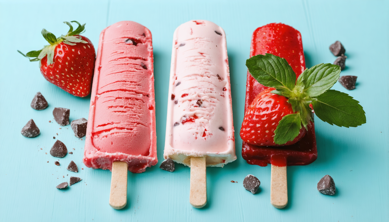 découvrez comment préparer une délicieuse glace à la fraise maison, facile et rapide, sans besoin de sorbetière ni complications, pour savourer l'été en toute simplicité.