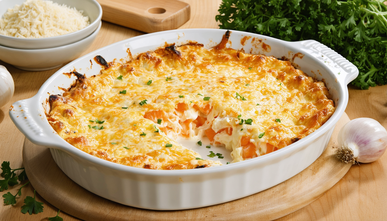 découvrez notre gratin léger au surimi, une recette gourmande et facile à préparer, idéale pour un repas savoureux et rapide à réaliser.