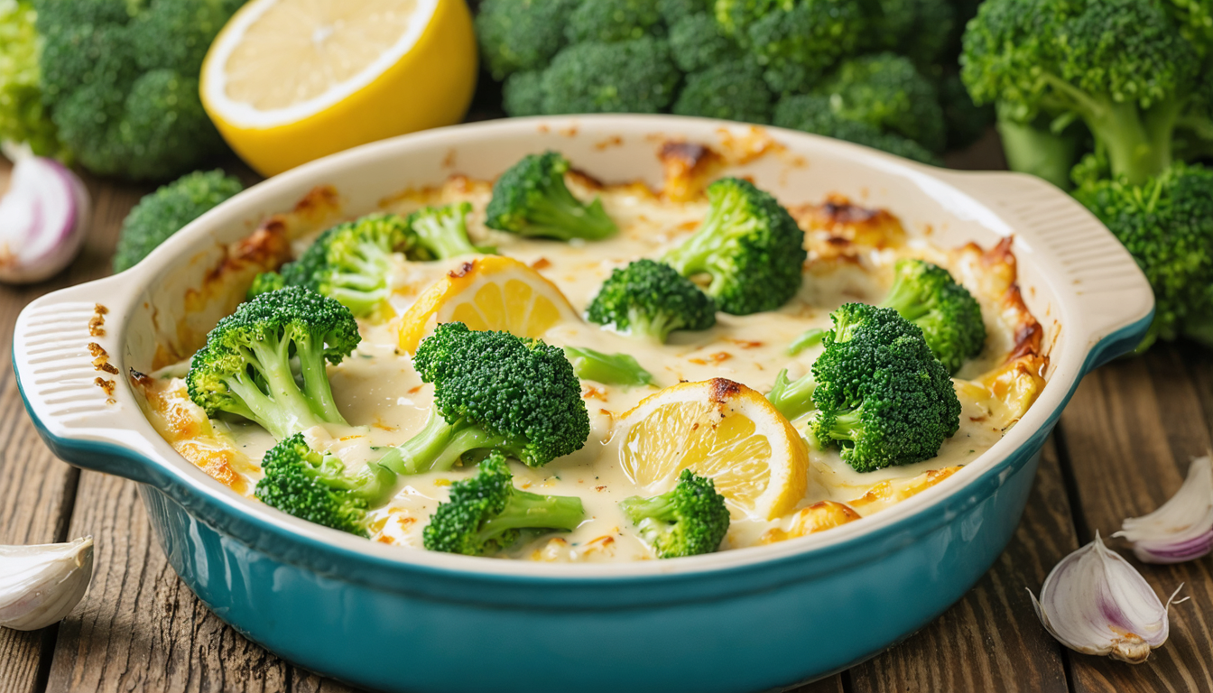 découvrez notre gratin léger de brocolis à la béchamel citronnée, une recette minceur savoureuse et facile à préparer pour allier plaisir et légèreté.