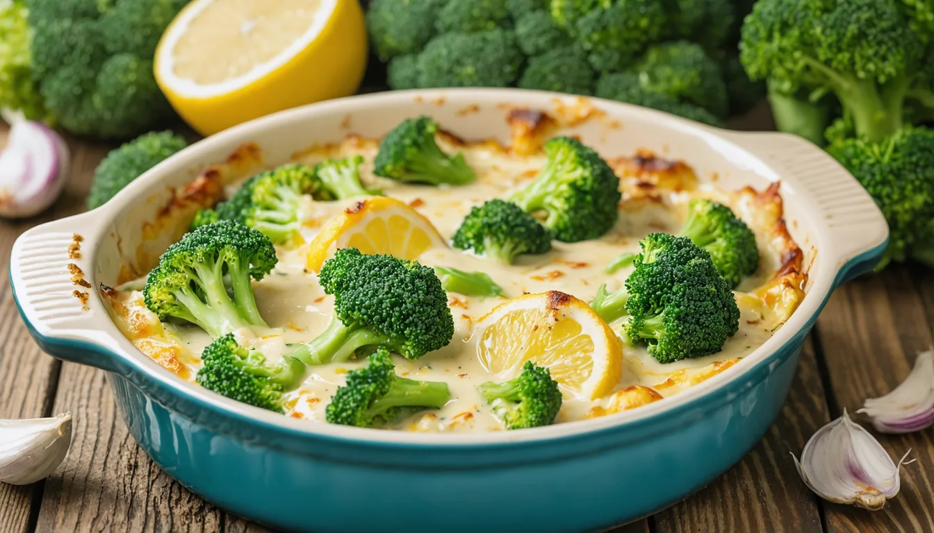 découvrez notre gratin léger de brocolis à la béchamel citronnée, une recette minceur savoureuse et facile à préparer pour allier plaisir et légèreté.