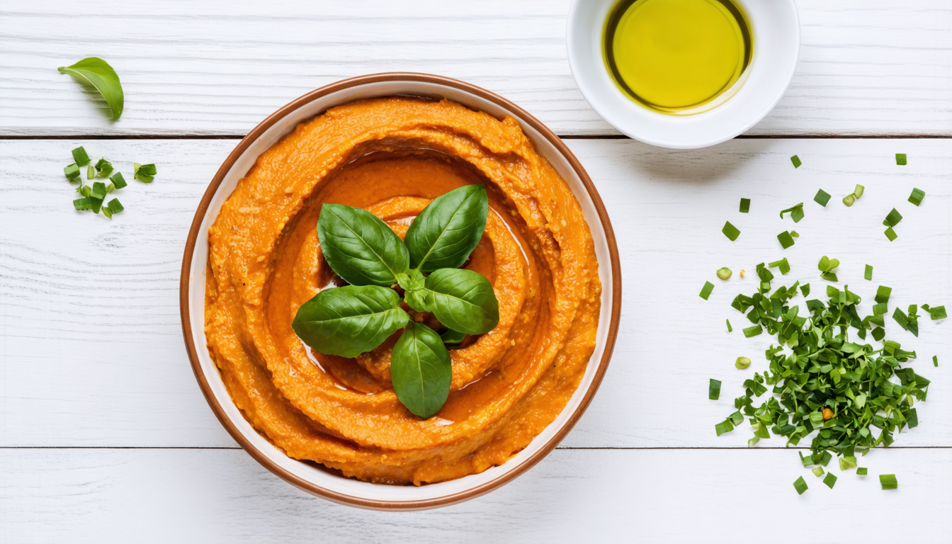 découvrez notre recette facile et savoureuse de houmous onctueux aux lentilles corail et fromage frais, idéal pour un apéritif plein de goût et de fraîcheur.