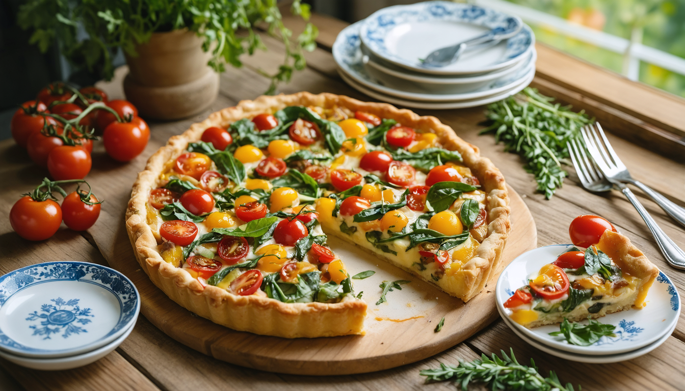 découvrez la recette express de tarte salée qui impressionnera à coup sûr vos invités. un secret simple et rapide pour un succès garanti à chaque fois !