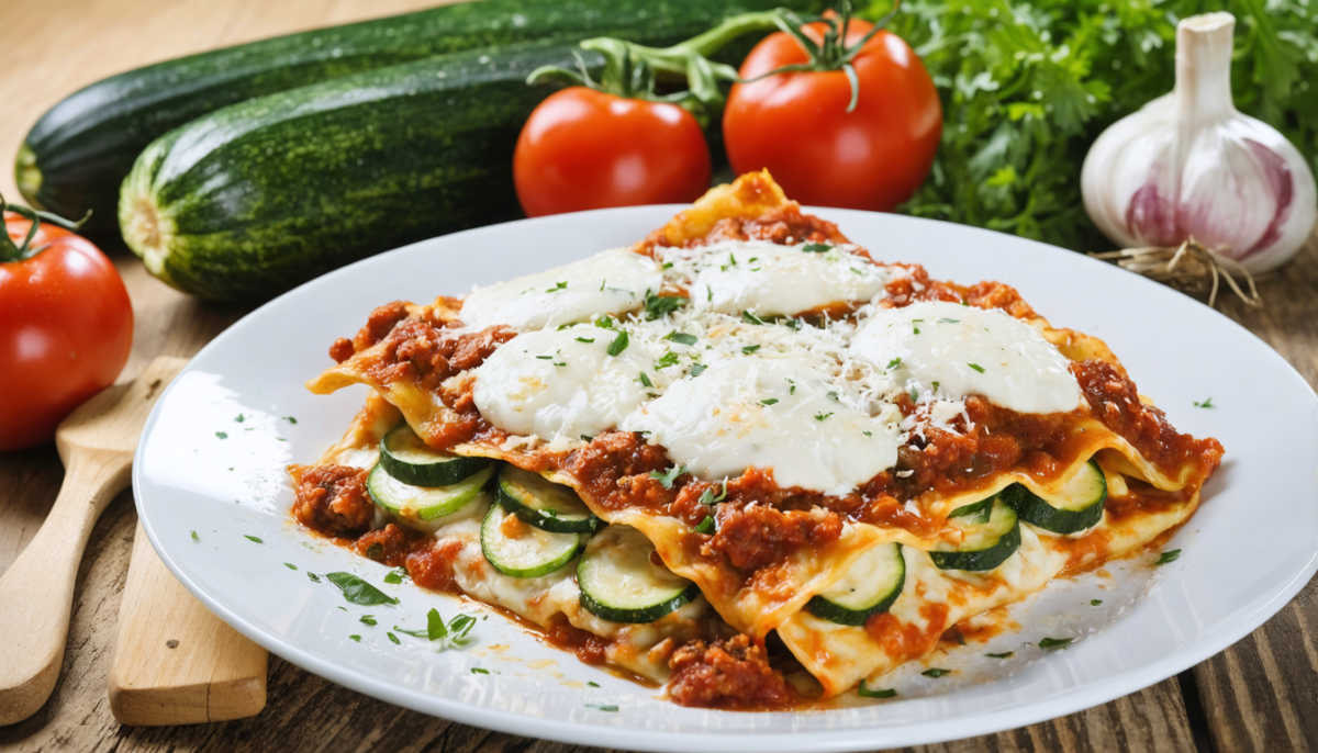 découvrez notre recette estivale de lasagnes à la mozzarella et courgettes, gourmande et rapide à préparer, sans cuisson au four pour un plat frais et savoureux.