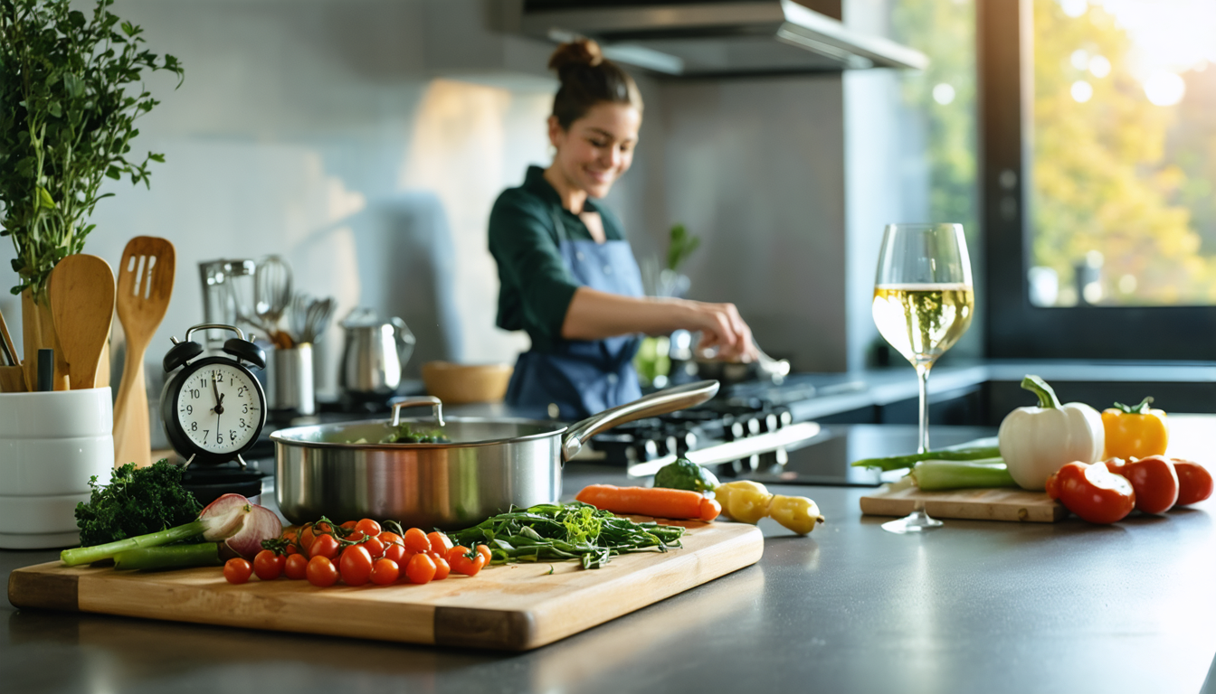 découvrez le guide ultime du cuisinier pressé avec 5 astuces rapides et efficaces pour préparer un dîner parfait en un rien de temps.