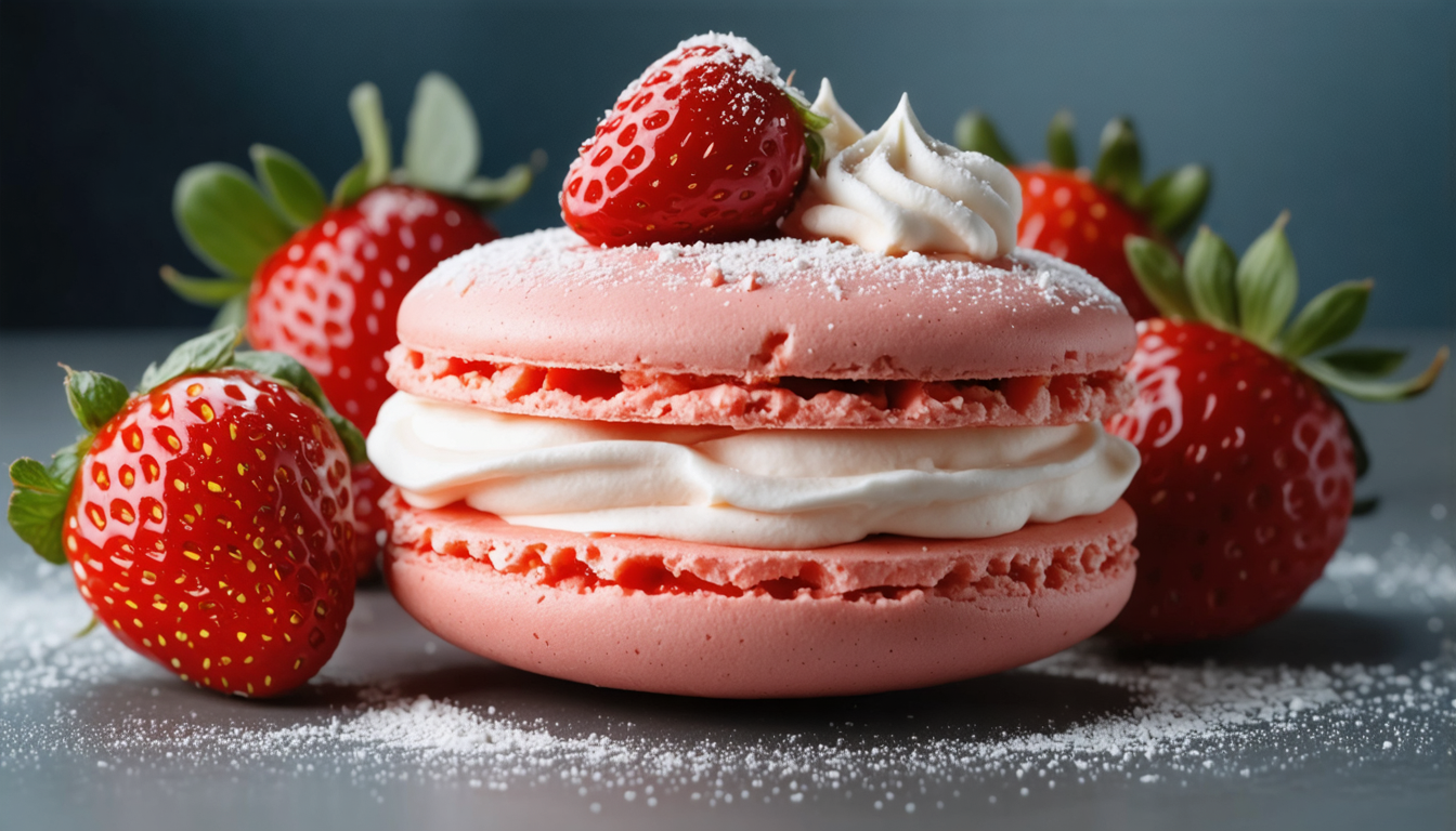 découvrez notre recette facile du macaron géant aux fraises, une douceur gourmande et raffinée parfaite pour toutes les occasions sucrées.