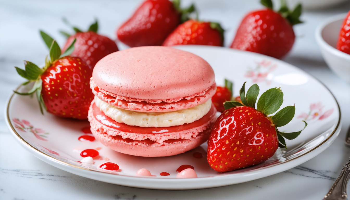 découvrez notre recette facile de macaron géant aux fraises, une douceur gourmande parfaite pour régaler tous les amateurs de pâtisserie maison.