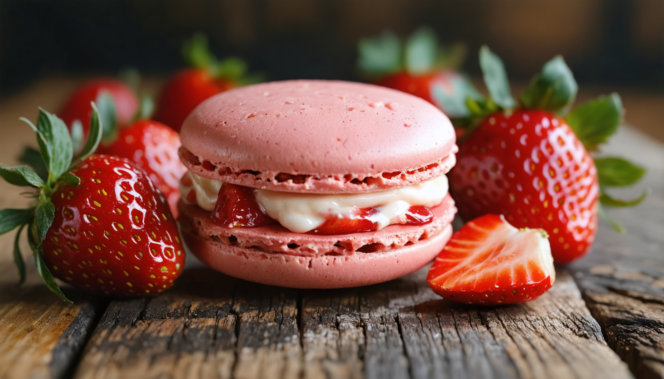 découvrez notre recette facile de macaron géant aux fraises, une douceur gourmande parfaite pour régaler toute la famille en un rien de temps.