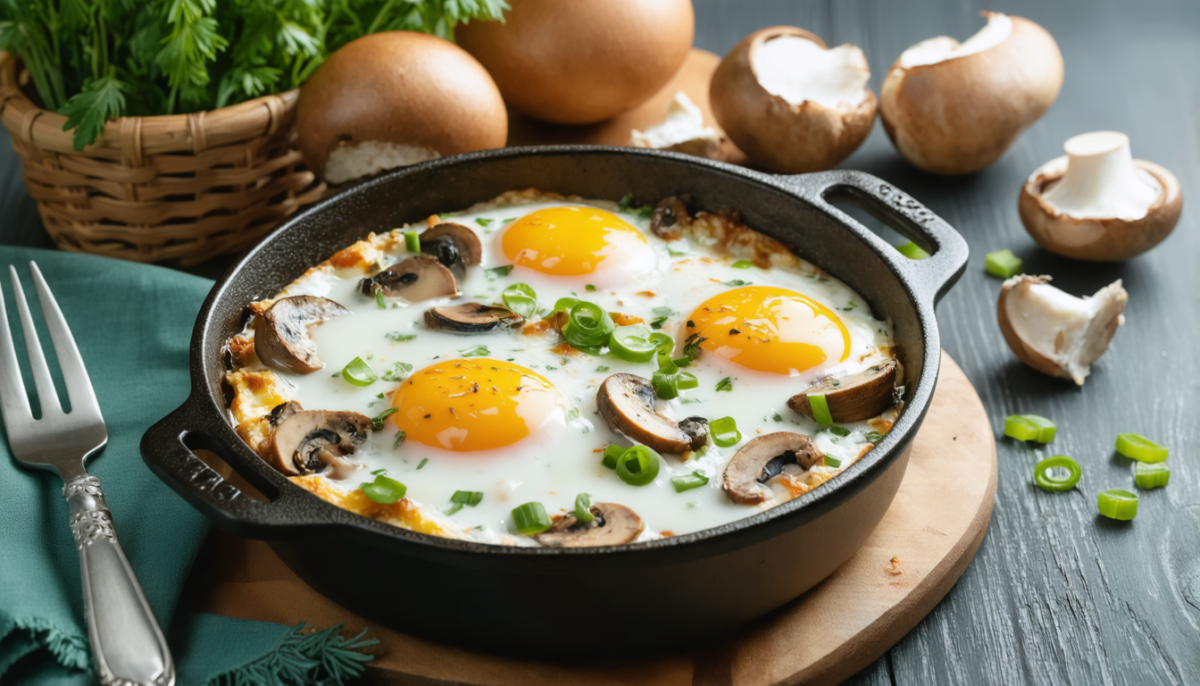 découvrez notre recette savoureuse d'œufs cocotte aux champignons, facile à préparer et parfaite pour un repas gourmand et réconfortant.